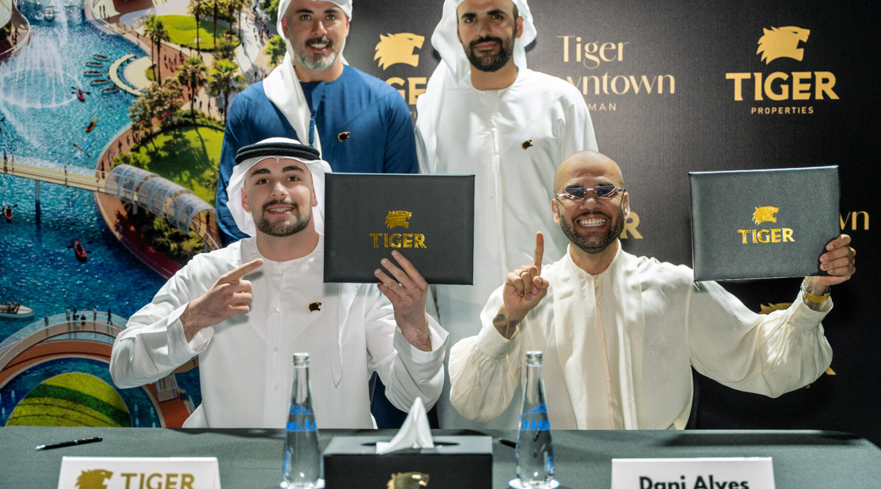 Brazilian Football Icon Dani Alves Acquires a Signature Luxury Duplex from Tiger Properties at Tiger Downtown Ajman